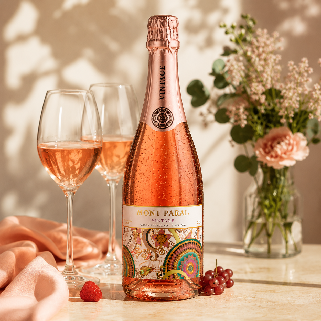 Cava Rose Mont Paral Brut Vintage